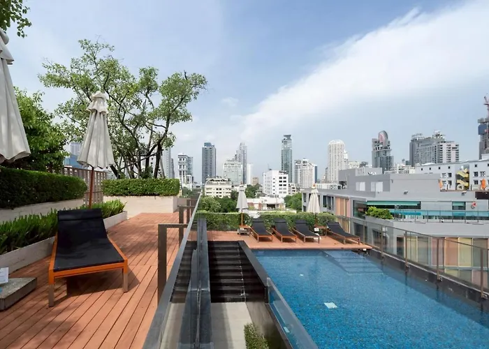公寓 2br2ba Bts Thonglor Rooftop Pool Gym Bbq *