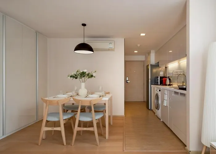 2br2ba Bts Thonglor Rooftop Pool Gym Bbq Appartamento *